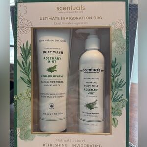 Rosemary Mint Body Wash and Body Milk Set